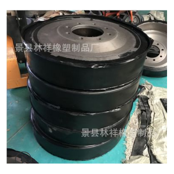 廠家加工批發 橡膠制品 來圖定制 五金包膠 耐磨抗壓 橡膠包膠輪