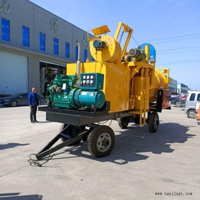鄉村路面修補瀝青拌合機 小型移動式瀝青拌和機 再生料瀝青攪拌機