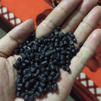 pe再生顆粒，pe一級(jí)回料 再生HDPE黑色顆粒