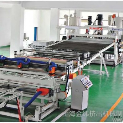PC-PMMA-GPPS-PP導光板材擠出生產線-導光板設備