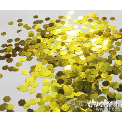 供應閃金粉 閃金片 PET金色亮片 閃光金蔥粉