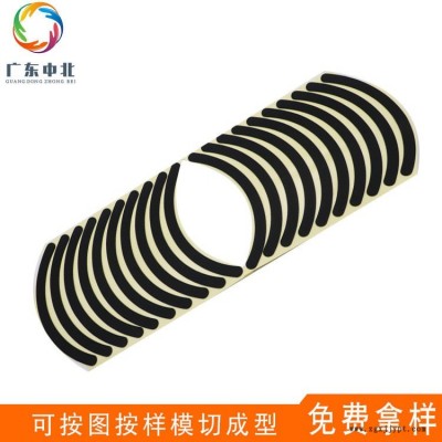 模切加工定制 黑色硅膠墊片 防撞硅膠 防震硅膠腳墊 硅膠防滑墊片 電子家具臺燈硅膠腳墊 硅膠墊片 模切沖型