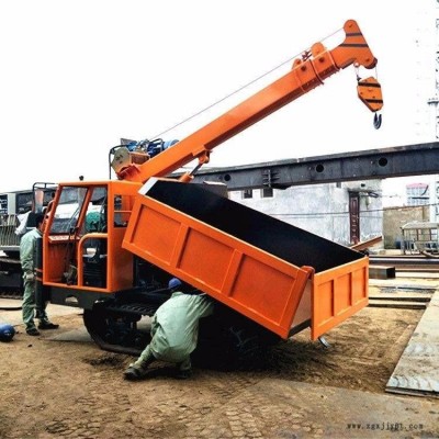 鴻信履帶小型隨車(chē)吊 橡膠履帶隨車(chē)起重機(jī) 山地爬山王隨車(chē)吊 伸縮臂式履帶隨車(chē)吊