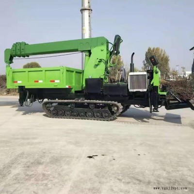 鴻信12噸履帶式隨車(chē)吊 全地形履帶隨車(chē)起重機(jī) 越野式履帶隨車(chē)吊 無(wú)線遙控橡膠履帶隨車(chē)吊