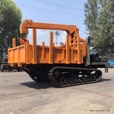 潤達山地履帶式隨車吊車 全地形履帶隨車起重機 小型橡膠履帶隨車吊