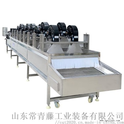 玻璃瓶塑料瓶清洗風干線 全自動杏鮑菇翻轉式風干機