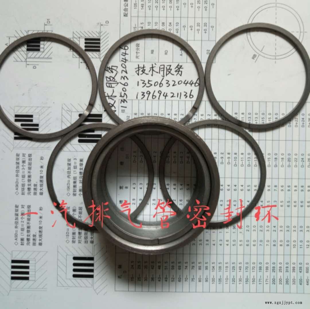 汽車 排氣管 密封環 密封圈 排氣管密封環 內燃機排氣管密封環示例圖1