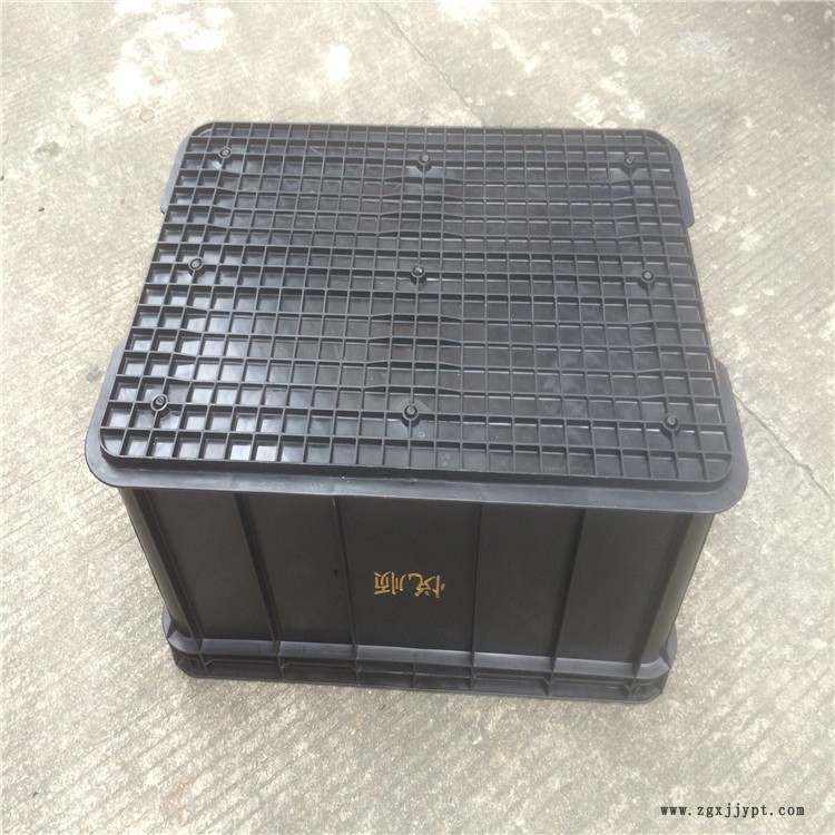 610*420*315防靜電塑料膠框 深圳防靜電周轉箱膠箱防靜電周轉筐示例圖2