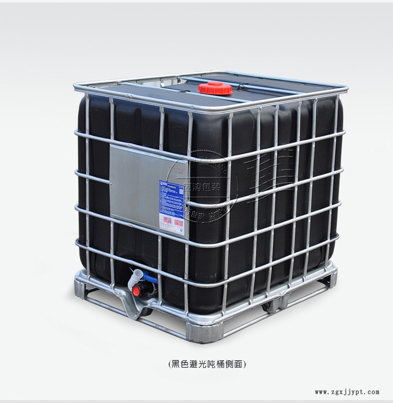 全新避光噸桶1000L 黑色/藍色避光塑料桶 廠家直銷示例圖5