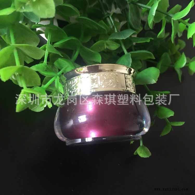 熱賣 供應15克亞克力圓形膏霜瓶 面霜瓶 小樣分妝瓶 化妝品包材示例圖4