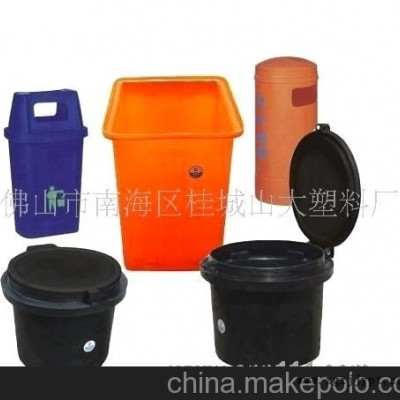加工定制大型滾塑加工，環(huán)保垃圾桶，大型中空制品加工(圖)