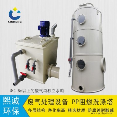 熙誠(chéng) 噴淋塔 專業(yè)定做PP阻燃 PPA阻燃噴淋塔 1萬(wàn)風(fēng)量噴淋塔