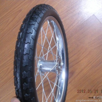 winners自行車輪胎 廠家低價出售16x1.95 PU發(fā)泡輪子 輪胎 實(shí)心輪 工具車輪 手推車輪子