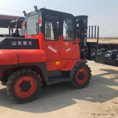 廠家供應  實心輪胎 支持定做山東凱大CPCY-30 四驅后轉向越野叉車，操作輕松舒適