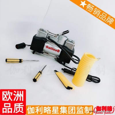 雙杠輪胎打數顯表數控手搖沖數碼手提式充雙缸氣泵汽車車載