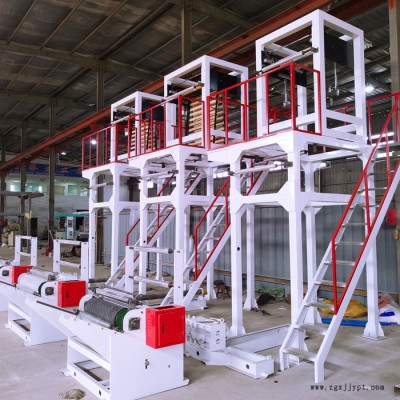 FT500 pe吹膜機生產廠家，垃圾袋背心袋吹膜機，包教包會