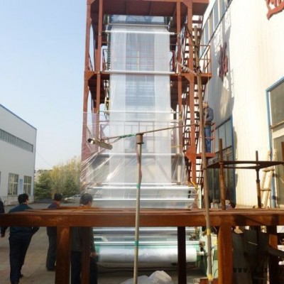 天晟TS 90×3FM3500 PE聚乙烯大棚膜吹膜機，農地膜機器，包裝膜機器