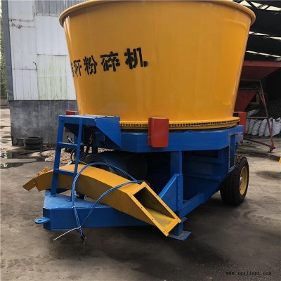 圓桶草捆破碎機 喂牛喂養秸稈粉碎機 旋切式草捆破碎機 ZY-FS振遠