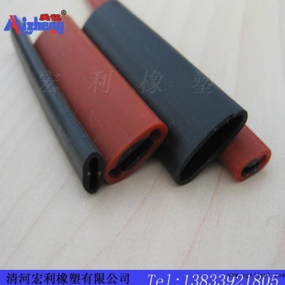 **硅膠密封條 安全接觸信號帶 新型硅膠導電橡膠帶 遇阻反彈