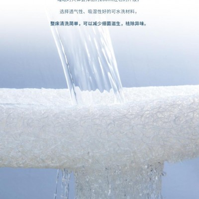 青島聚力德-粉絲鳥巢纖維黑科技床墊設備床墊內芯