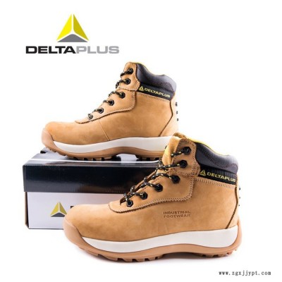 DELTA/代爾塔301912復合技術安全鞋 磨砂皮面 聚氨酯橡膠復合鞋底 SRC級防滑 HRO級耐熱接觸