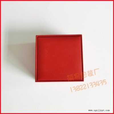 廠家現(xiàn)貨供應塑料直角紅色充皮質(zhì)手鐲包裝盒  首飾包裝盒工藝品