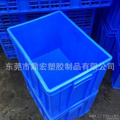 深圳南山475*353*320mm藍色塑料箱 周轉箱加厚 可