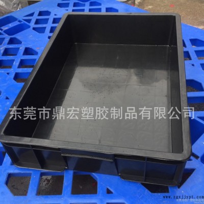 直銷福建廈門660*405*160mm塑料箱 抗靜電周轉箱