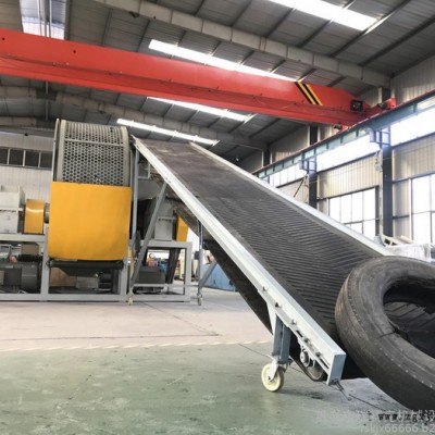 鞏義瑞賽克 廢輪胎粉碎機器 破碎機價格 輪胎撕碎機設備 貨源充足