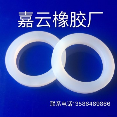 嘉云廠家供應不同規格硅膠制品平墊圈防水密封圈