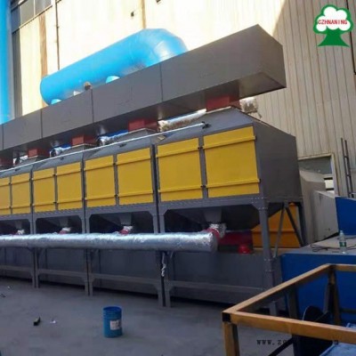 華寧 工業塑膠噴漆rto 催化劑處理機工業廢氣環保處理凈化蓄熱裝置