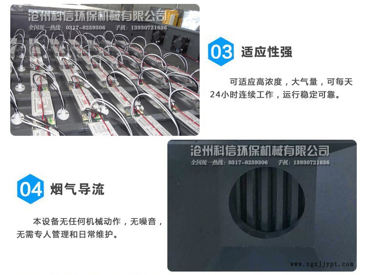 uv光氧催化廢氣處理環保設備uv等離子除臭噴漆房除味廠家直銷示例圖5