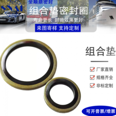 廠家批發組合墊圈 組合密封墊圈 復合墊圈空心螺絲墊 半包組合墊
