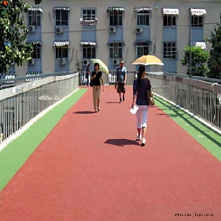 廠家直銷彩色防滑路面 彩色防滑路面膠粘劑海綿城市專用 現(xiàn)貨供應(yīng)示例圖6