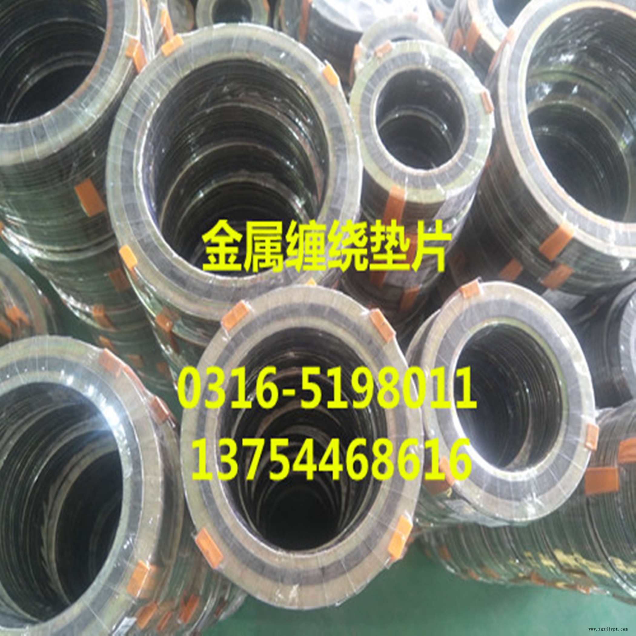 平涼換熱器帶筋金屬纏繞墊片,壓力容器密封墊有口碑的