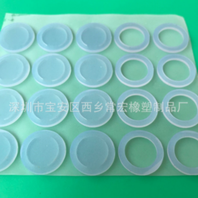 廠家生產 批發透明硅膠墊片圈 瓶蓋密封食品級專用平面硅膠墊圈